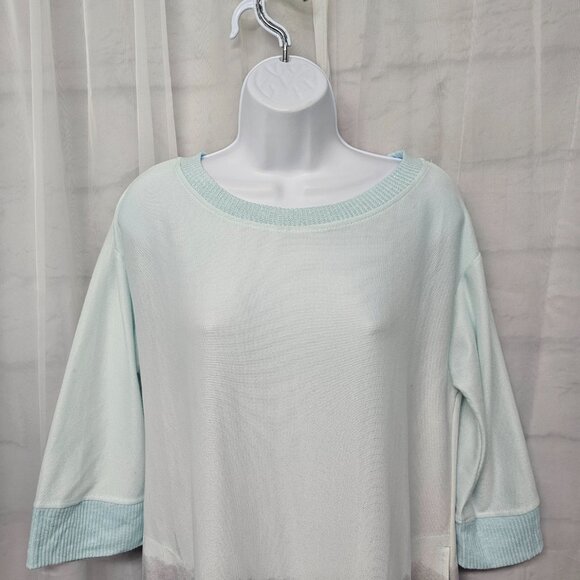 Secret Treasures Nightgown Blue Mountain Scene Winter Cozy Midi M - Picture 2 of 10